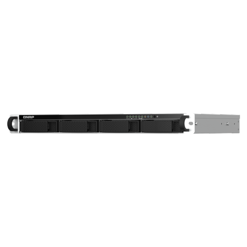 QNAP TS-464eU-8G-US 2.5G 4-Bay Short Depth 12" rackmount NAS, Intel Celeron N5105/N5095 4C/4T