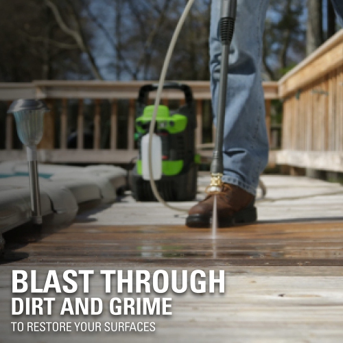 Greenworks 1600 PSI 13 Amp 1.2 GPM Pressure Washer