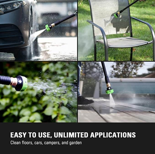 Greenworks 24V 600 PSI Pressure Washer, 4.0Ah Battery and Charger Included