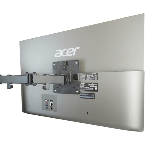 Gladiator Joe Monitor Arm/Mount VESA Bracket Adapter Compatible with Acer Aspire C24-1650 | Black