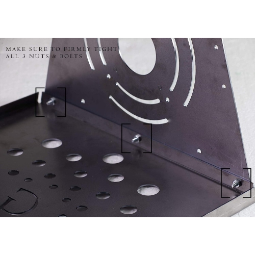 Gladiator Joe DJ Table Stand VESA Compatible | for Turntables | Consoles | Mixers | Compatible with Any VESA Arm Mount | Black