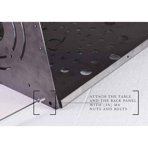 Gladiator Joe DJ Table Stand VESA Compatible | for Turntables | Consoles | Mixers | Compatible with Any VESA Arm Mount | Black