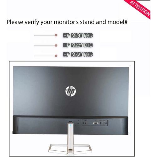 Gladiator Joe Monitor VESA Arm/Mount Adapter for HP Pavilion M Series, Compatible with HP Pavilion M22f, M24f, M24fw, M27f, M27fd, M27fq, M27fw, and