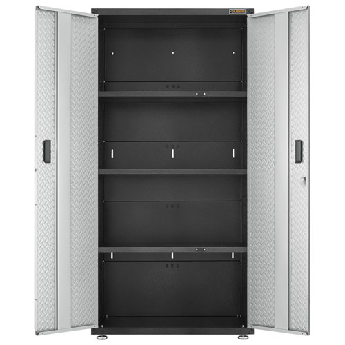 Gladiator Heavy Duty Steel Cabinet - Silver Tread