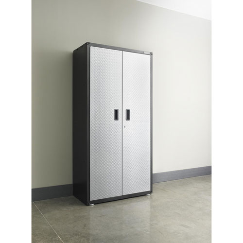 Gladiator Heavy Duty Steel Cabinet - Silver Tread