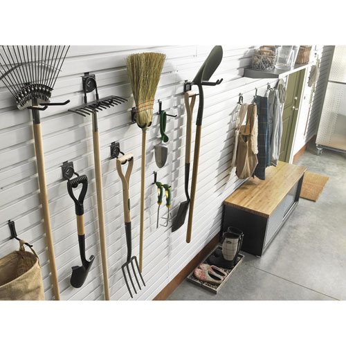 Gladiator Heavy Duty Welded Steel Storage Cabinet - Silver Tread