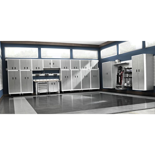 Gladiator Heavy Duty Welded Steel Storage Cabinet - Grey Slate