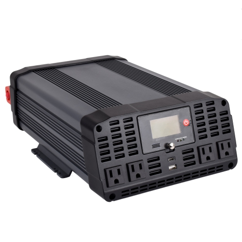 Convertisseur de courant 2000 W Sine TE22 de Technaxx - Noir