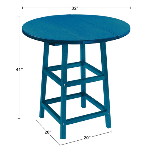 Capterra Adirondack 32 Inch Round Table and Base