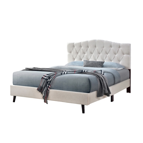 Queensons Sarah Bed (Fabric Beige)