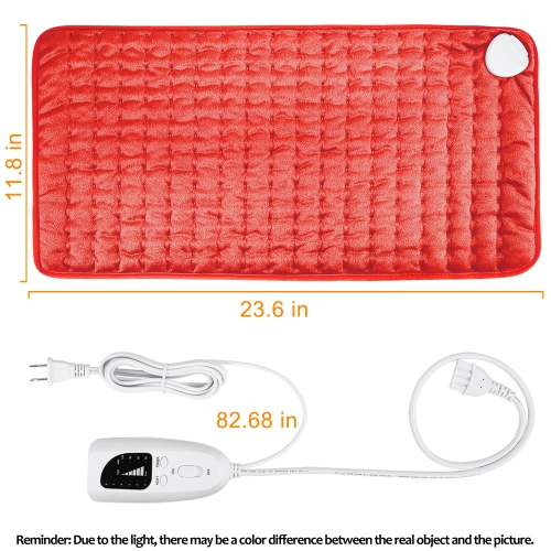 Heating Pad, Electric Heating Pad for Dry & Moist Heat, Electric Fast Heat Pad, Auto Shut Off, for Shoulders, Neck, Abdomen, Back, Limbs, etc.