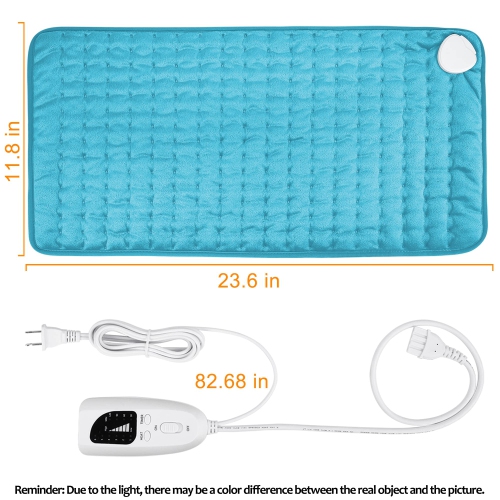 Heating Pad, Electric Heating Pad for Dry & Moist Heat, Electric Fast Heat Pad, Auto Shut Off, for Shoulders, Neck, Abdomen, Back, Limbs, etc.