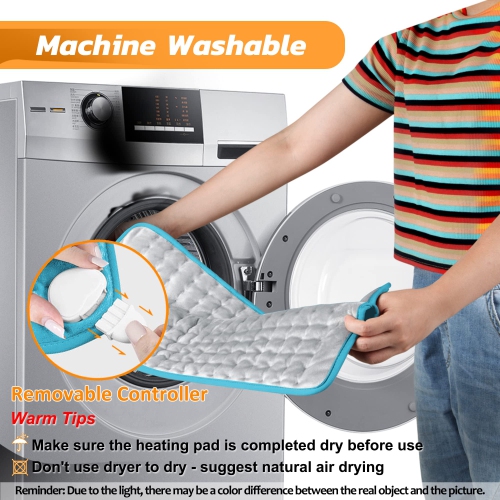 Heating Pad, Electric Heating Pad for Dry & Moist Heat, Electric Fast Heat Pad, Auto Shut Off, for Shoulders, Neck, Abdomen, Back, Limbs, etc.