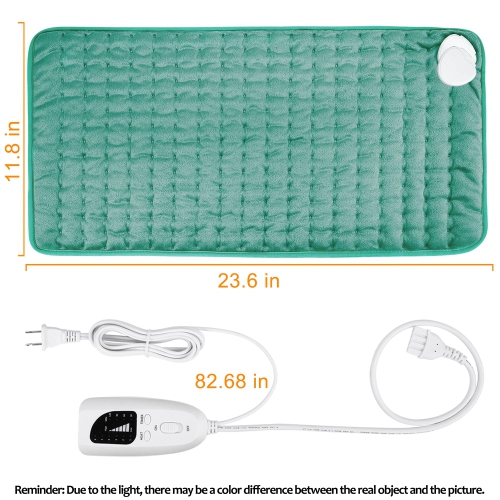 Heating Pad, Electric Heating Pad for Dry & Moist Heat, Electric Fast Heat Pad, Auto Shut Off, for Shoulders, Neck, Abdomen, Back, Limbs, etc.