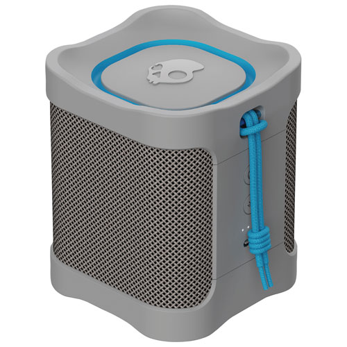 Skullcandy Terrain Mini Waterproof Bluetooth Portable Speaker - Light Grey