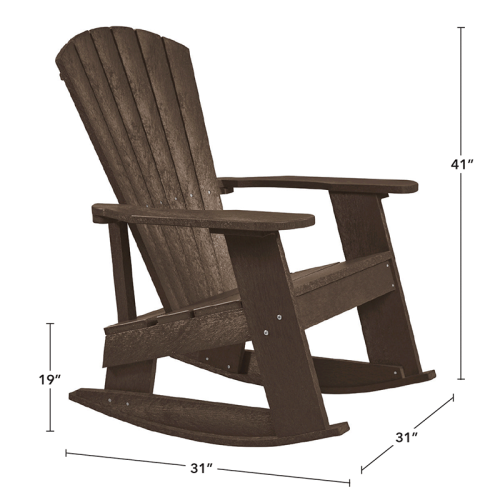 Capterra Adirondack Resin Rocking Chair