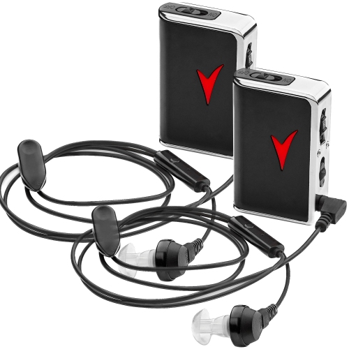 Personal Sound Amplifiers - Personal Audio Amplifier Device and Voice Enhancer Device for Sound Gain of 50dB, Up to 100 Feet Away, Pocket Hearing