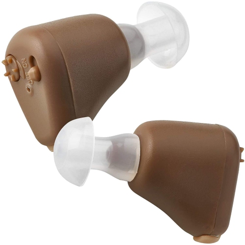 Amplificateurs auditifs numériques - Mini ITE amplificateur audio personnel rechargeable intra-auriculaire