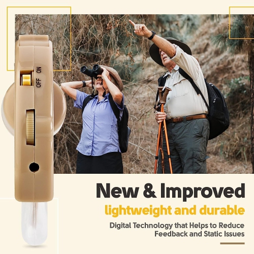 MEDca BTE Behind the Ear Sound Amplifier Super Mini Size Sound Enhancer For Better Hearing