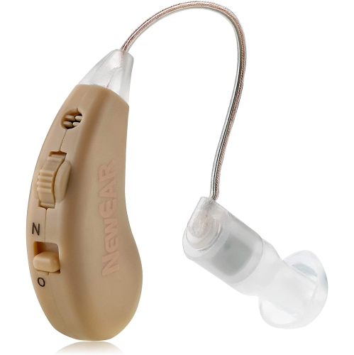 Hearing Amplifiers Set with New Digital Technology - Almost Invisible Design and Rechargeable USB Dock - Personal Pair Sound Amplifier with