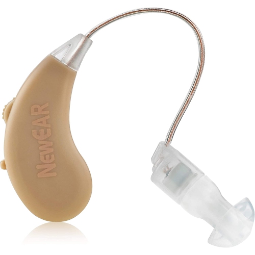 Hearing Amplifiers Set with New Digital Technology - Almost Invisible Design and Rechargeable USB Dock - Personal Pair Sound Amplifier with