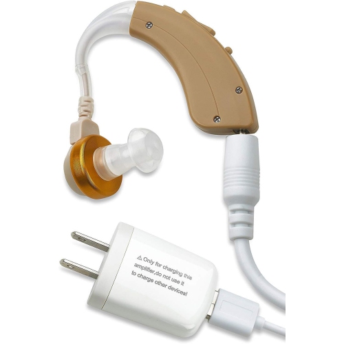 MEDCA  Behind The Ear Sound Amplifier - Rechargeable Bte Hearing Ear Amplification Device And Digital Sound Enhancer Psad for The Hard Of Hearing