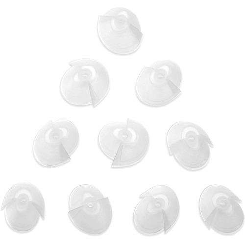 MEDca 10 - Pieces Hearing Aid Standard Receiver Tulip Domes Sure Fit Universal Invisible Tip Replacement Ear Domes for BTE(Behind The Ear) PSAP