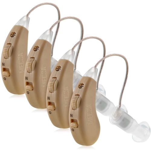 1 Pair of Digital Hearing Aid Aids Rechargeable invisible BTE