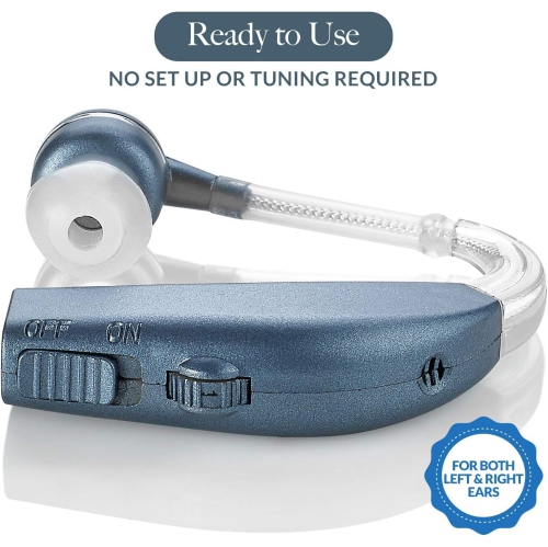 Digital Hearing Amplifier - Personal Hearing Enhancement Sound Amplifier Pair, Rechargeable Digital Hearing Amplifier with All-Day Battery Life,