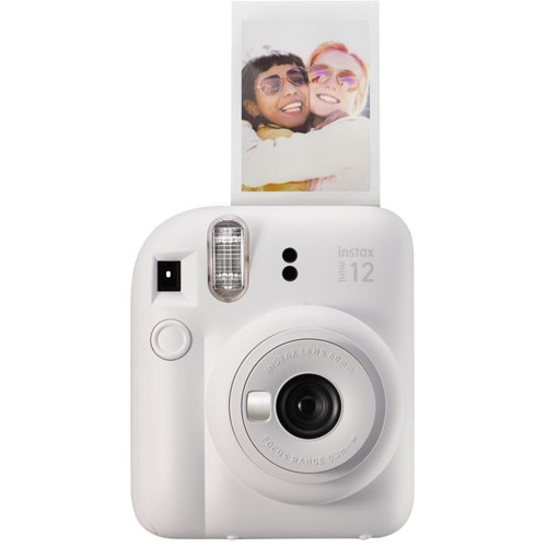FUJIFILM  - Instax Mini 12 Instant Camera - Clay In White