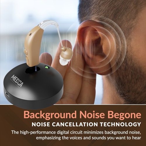 MEDcaâ„¢ Rechargeable Ear Hearing Amplifier