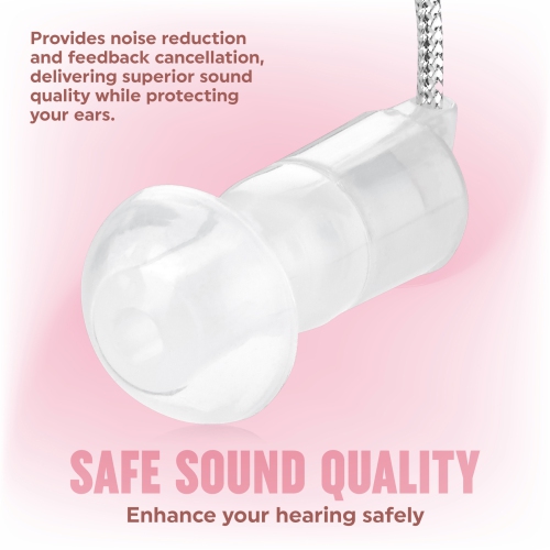 Digital Hearing Amplifier - Behind the Ear Sound Amplifier Set, BTE Hearing Ear Amplification Device and Digital Sound Enhancer PSAD for Hard of