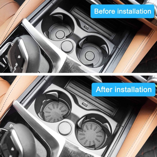 WINKA Car Cup Holder Coasters, Universal Silicone Coasters for Cup Holders, Vehicle Cup Holder Coasters 4 pcs