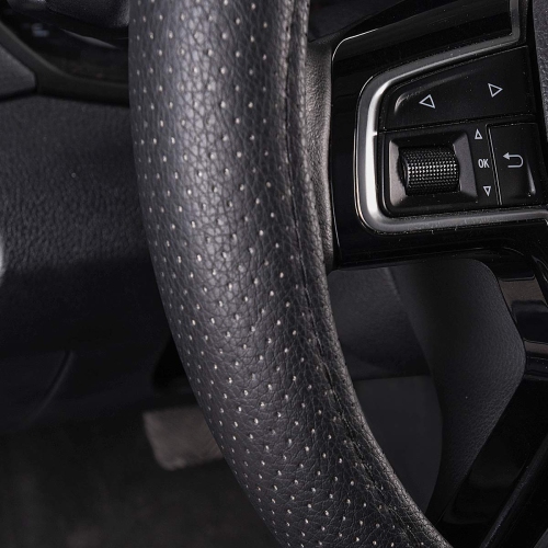 Housses de volant universelles classiques en cuir pu pour l'auto