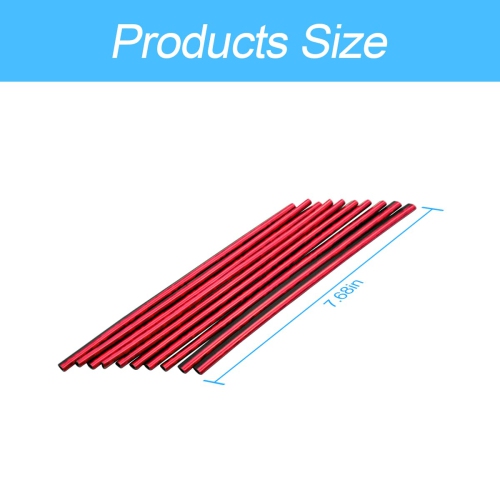 20 Pieces Car Air Conditioner Decoration Strip for Vent Outlet, Universal Waterproof Bendable Air Vent Outlet Trim Decoration, Suitable for Most Air