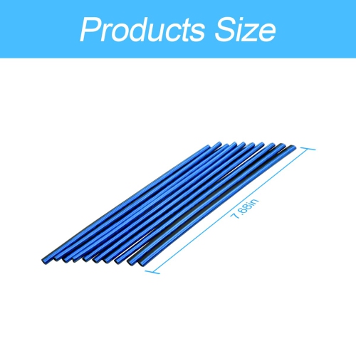 20 Pieces Car Air Conditioner Decoration Strip for Vent Outlet, Universal Waterproof Bendable Air Vent Outlet Trim Decoration, Suitable for Most Air