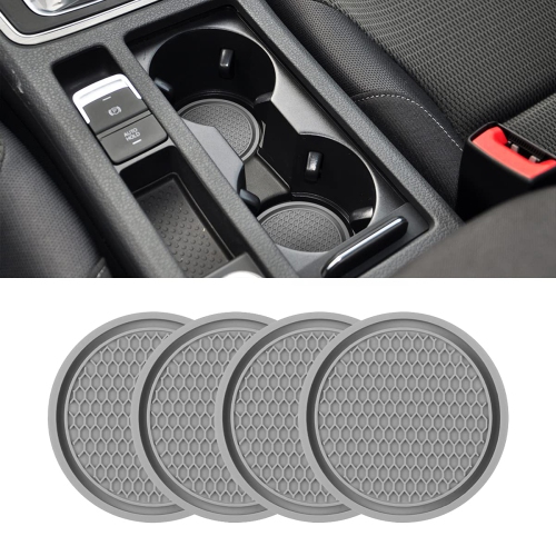 Car Cup Holder Coaster 4 Pack 2.75 Inch Diameter Non Slip