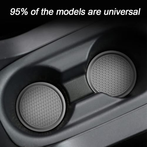 Car Cup Holder Coaster, 4 Pack 2.75 Inch Diameter Non-Slip Universal Insert Coaster, Durable, Suitable for Most Car Interior, Car Accessory for Women