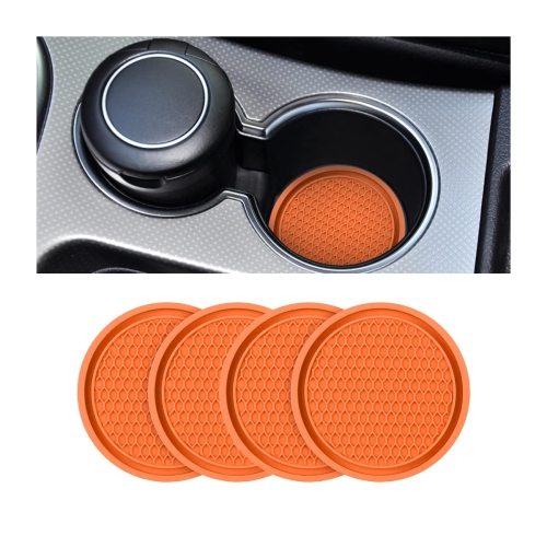 Car Cup Holder Coaster 4 Pack 2.75 Inch Diameter Non Slip