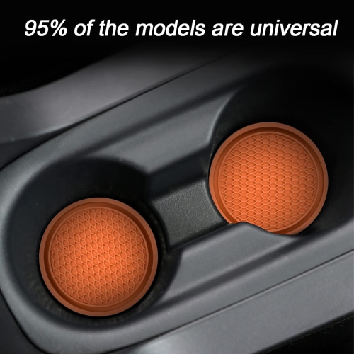 Car Cup Holder Coaster, 4 Pack 2.75 Inch Diameter Non-Slip Universal Insert Coaster, Durable, Suitable for Most Car Interior, Car Accessory for Women