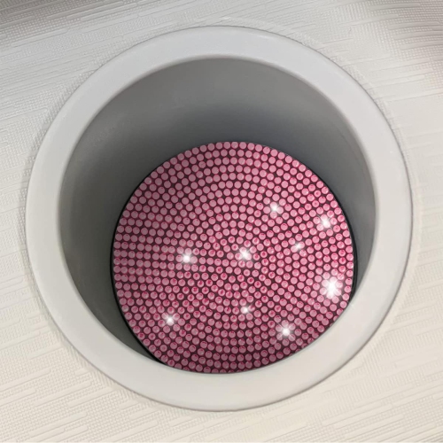 2PCS Bling Car Cup Holder Coaster, Handcrafted Rhinestone Crystal Cup Holder Coaster Anti-Slip Universal for Cars, SUVs, Home, Office, Car Interior