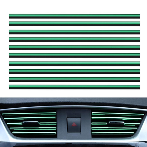 Climatiseur d'auto en PVC, 10 pièces, bande décorative à installer