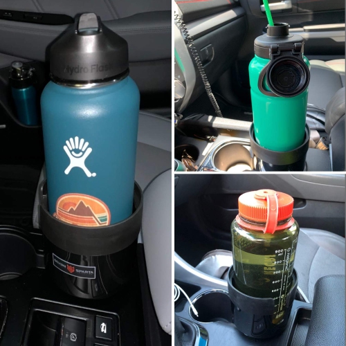 2 Pack Car Cup Holder Expander Organizer Adjustable Base, Compatible with Yeti 20/26/30 oz, Hydro Flasks 32/40oz, Other Bottles in 3.4"-3.8"