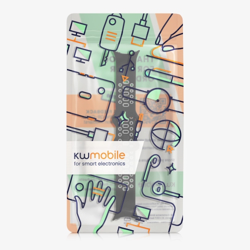 Bracelet de montre compatible avec la montre Pixel Watch de Google - Bracelet de montre en silicone de rechange - Noir