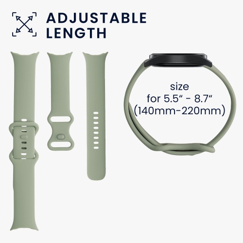 Bracelet de montre compatible avec la montre Pixel Watch de Google - Bracelet de montre en silicone de rechange - Noir