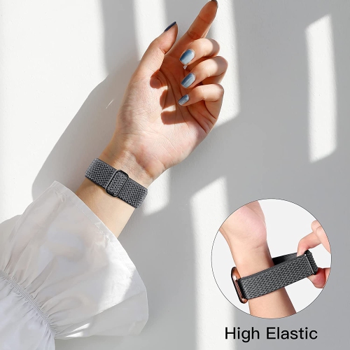 Elastic Nylon Bands & Soft Silicone Bands & Genuine Leather Bands Compatible for Google Pixel Watch,Waterproof Sport Straps Breathable Adjustable