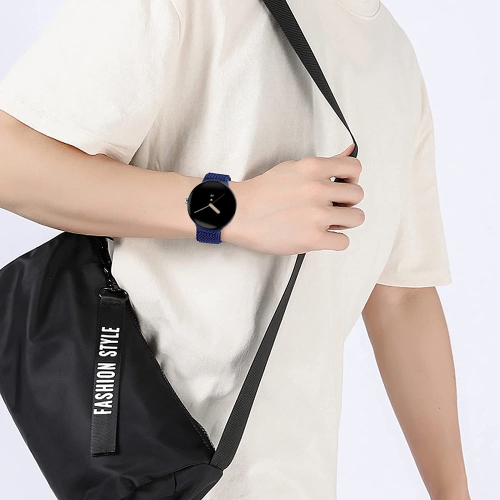 Elastic Nylon Bands & Soft Silicone Bands & Genuine Leather Bands Compatible for Google Pixel Watch,Waterproof Sport Straps Breathable Adjustable