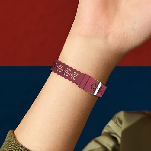 Elastic Nylon Bands & Soft Silicone Bands & Genuine Leather Bands Compatible for Google Pixel Watch,Waterproof Sport Straps Breathable Adjustable