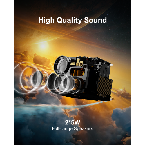 Projecteur ULTIMEA à décodage 4K, Android TV 11,0 avec Netflix et plus de 1000 applications, projecteur intelligent de films avec Dolby Audio, cardan