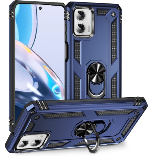 【CSmart】 Hybrid Magnetic Hard Armor Case with Ring Holder for Motorola Moto G Power 5G 2023 / Moto G 5G 2023, Navy
